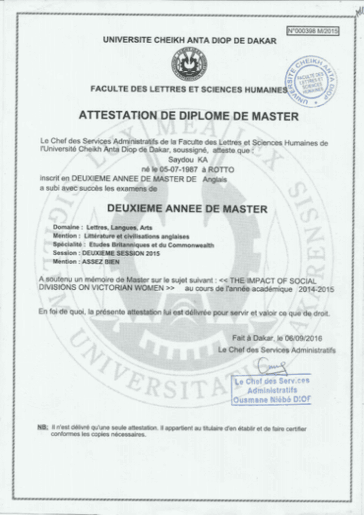 Buy Diploma Online - buy phd honorary doctorate degree from the université cheikh anta diop buy degree from the université cheikh anta diop