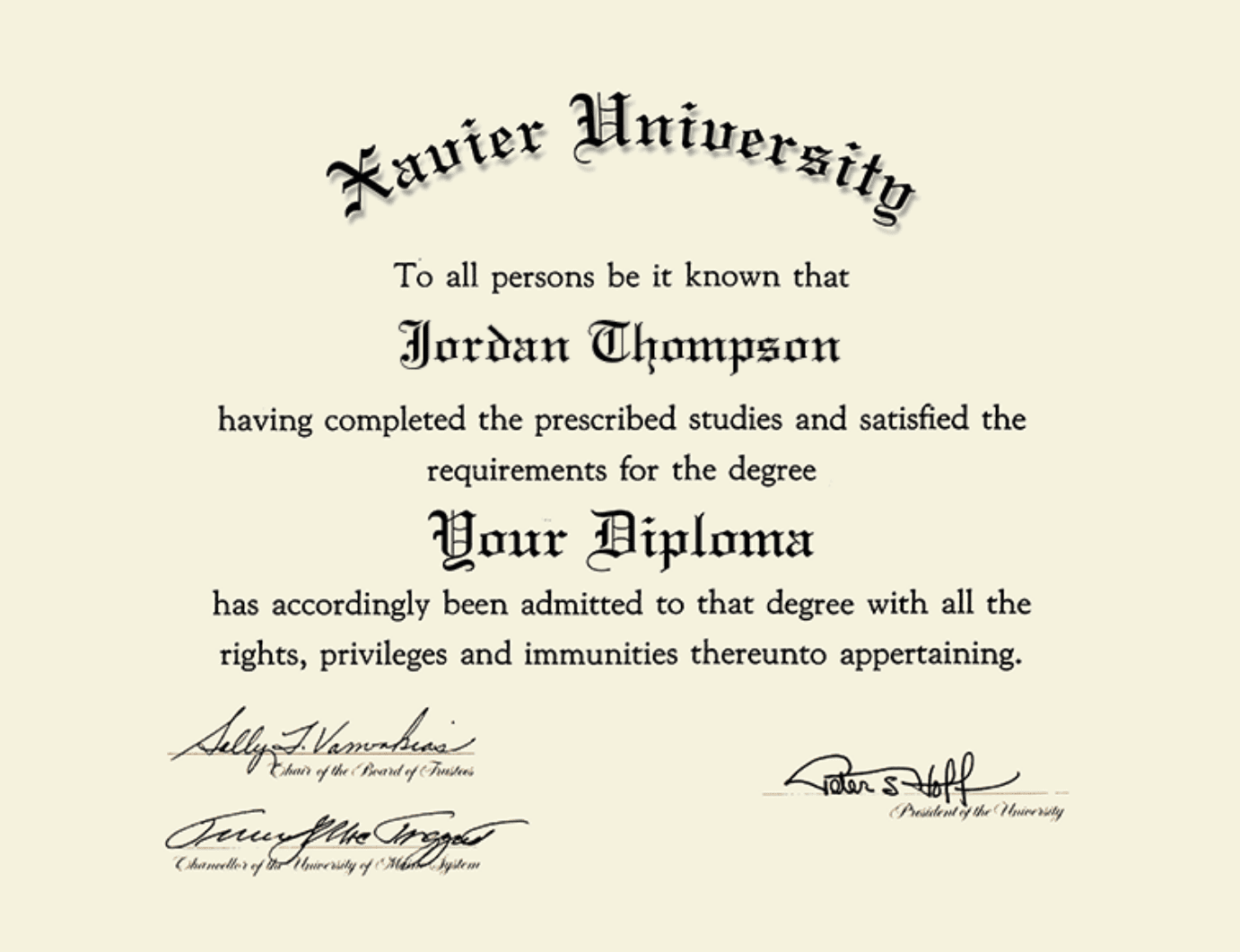 Buy Diploma Online - buy professorship honorary degree from the xavier university school of medicine y degree from the xavier university school of medicine