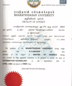 Buy college degree from The Bharathidasan University
