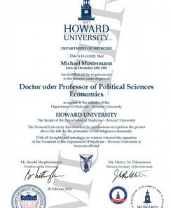 Buy college degree from The Howard University