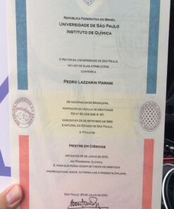 Buy college degree from the Universidade de São Paulo