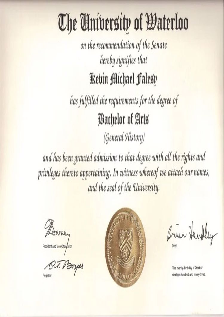Buy Diploma Online - buy professorship degree from the university of waterloo buy college degree from the university of waterloo