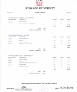 Buy college degree from The Rusangu University