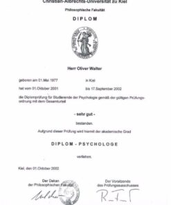Buy college degree from the Christian-Albrechts-Universität zu Kiel
