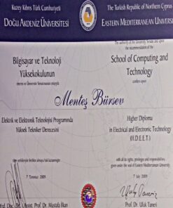 Buy college degree from The Dogu Akdeniz Üniversitesi