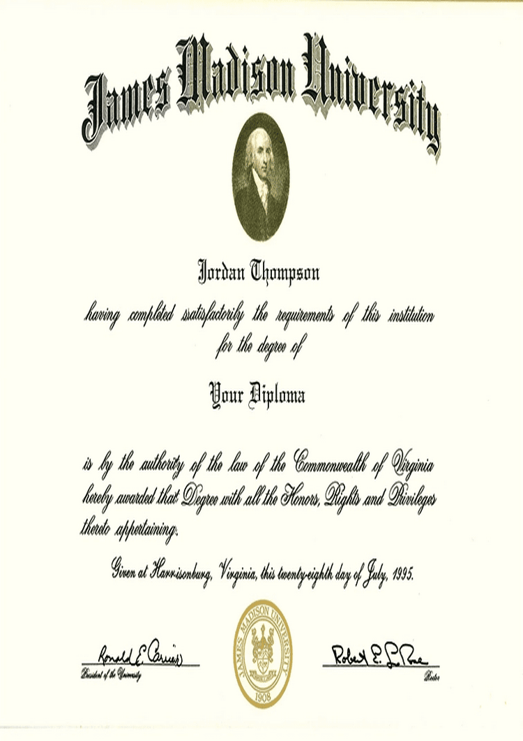 Buy Diploma Online - buy phd honorary doctorate degree from the james madison university buy college degree from the james madison university