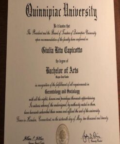 Buy Diploma Online - buy college degree from the quinnipiac university