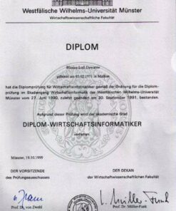 Buy Diploma Online - buy college degree from the westfälische wilhelms-universität münster